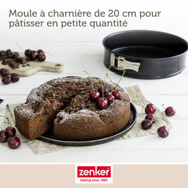 Moule à manqué à charnière 20 cm Zenker Black Metallic