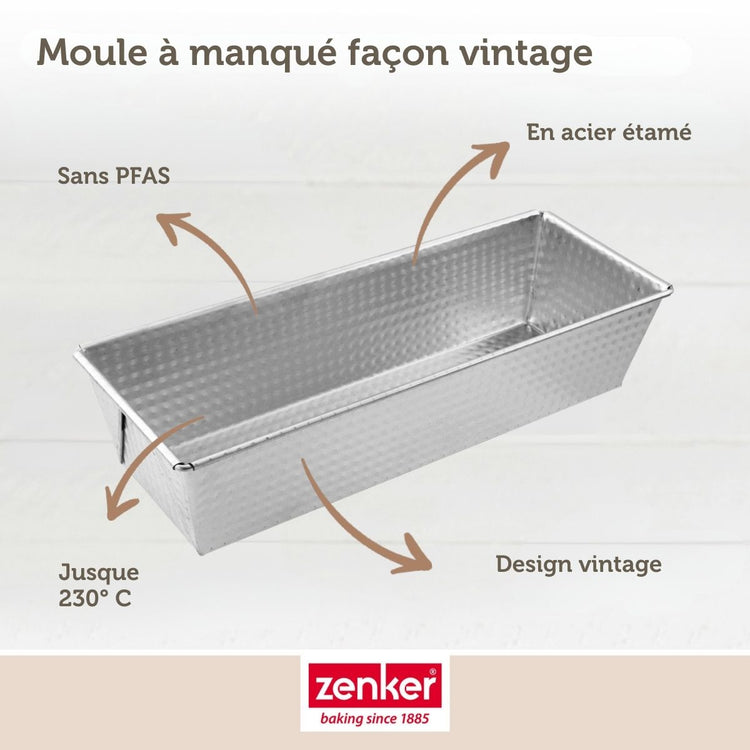 Moule à cake 25,5 cm Zenker Silver