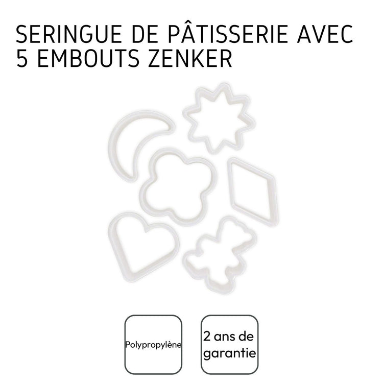 Lot de 6 emporte-pièces plastique Zenker