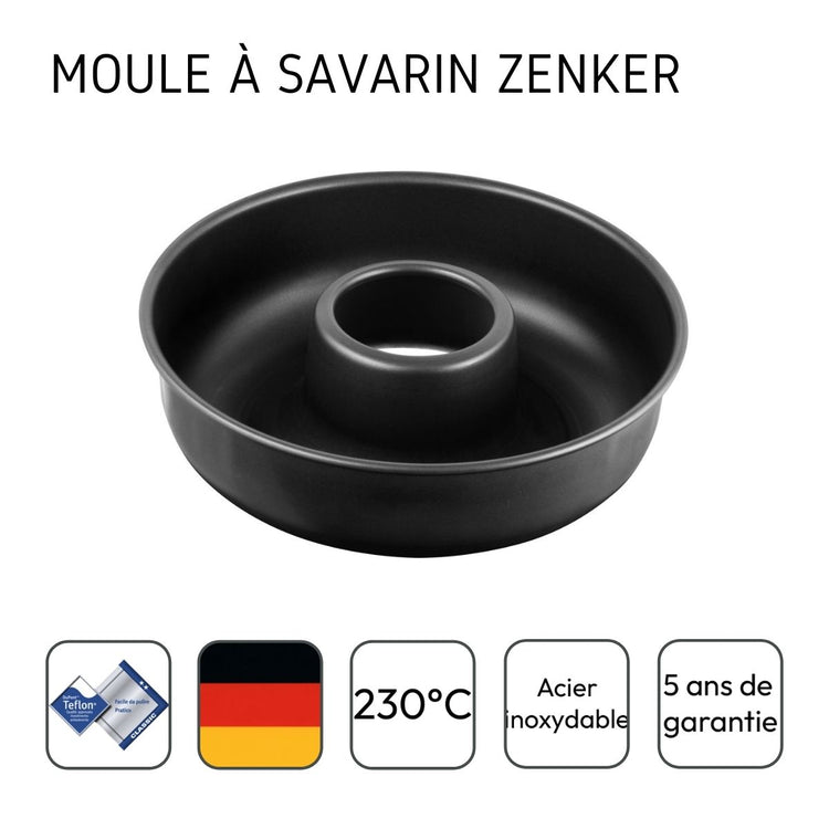 Moule à savarin 28 cm Zenker Black Metallic