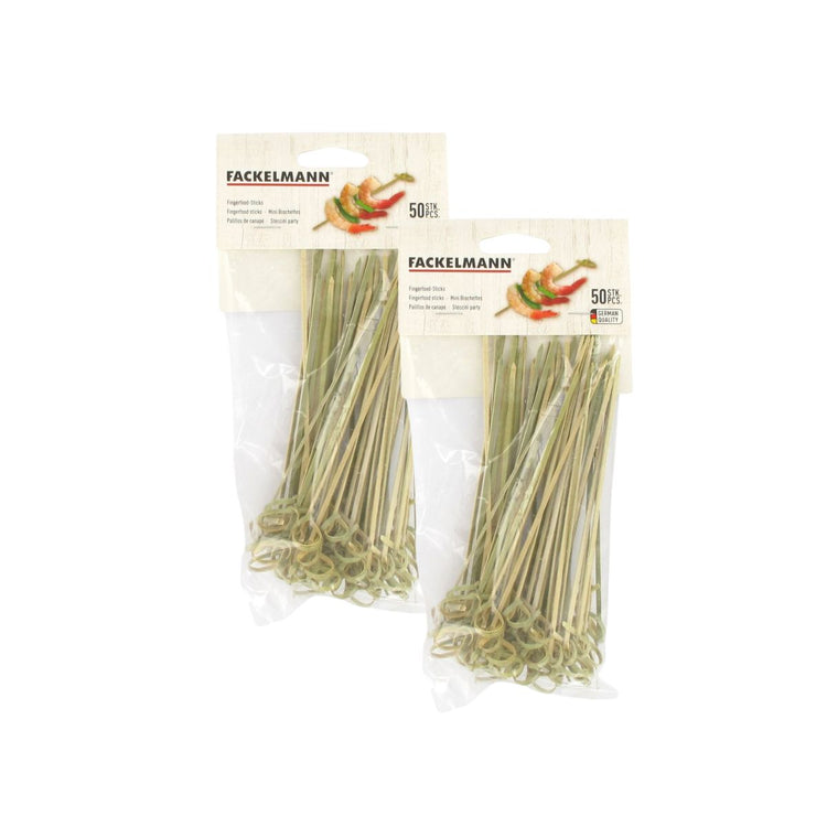 Lot de 100 pics à brochettes en bambou de 15 cm Fackelmann Wood Edition