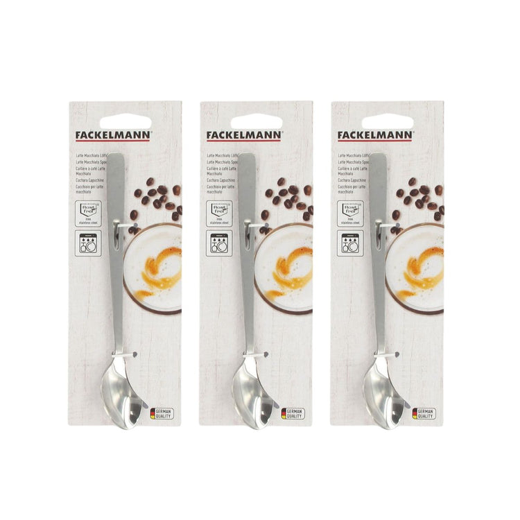 Lot de 3 cuillères à confiture en acier inoxydable Fackelmann