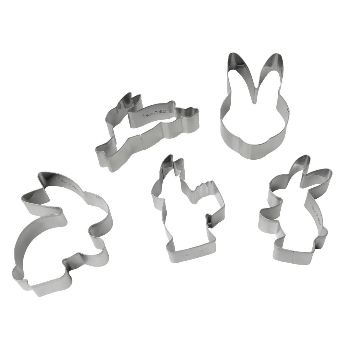 Set de 5 emporte-pièces "lapin de pâques" Zenker