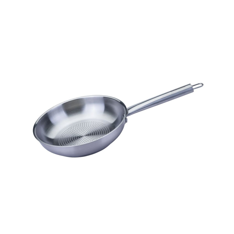 Poêle 24 cm en inox 18/8 Fackelmann Ovalgriff