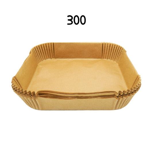 Lot de 300 Moules en papier air fryer carrés 20 cm Fackelmann