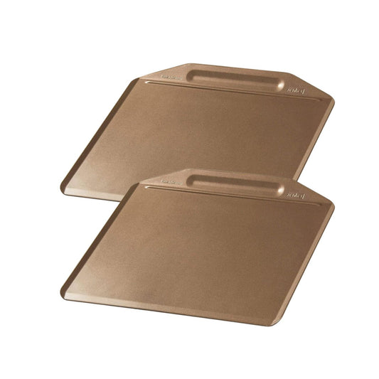 Ensemble de 2 Plaques à pâtisserie sans rebords 36 x 33 cm Zenker Mojave Gold