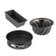 Set de 3 mini moules à cake 15 cm, charnière 16 cm et kouglof 18 cm Zenker Spécial Mini
