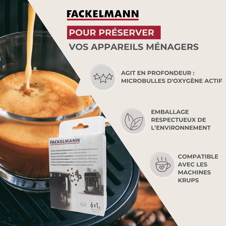 Détartrant éco-responsable lot de 2, 9 x 2,8 x 15,5 cm très efficace et pratique pour un bon rapport qualité-prix Fackelmann Petit déjeuner