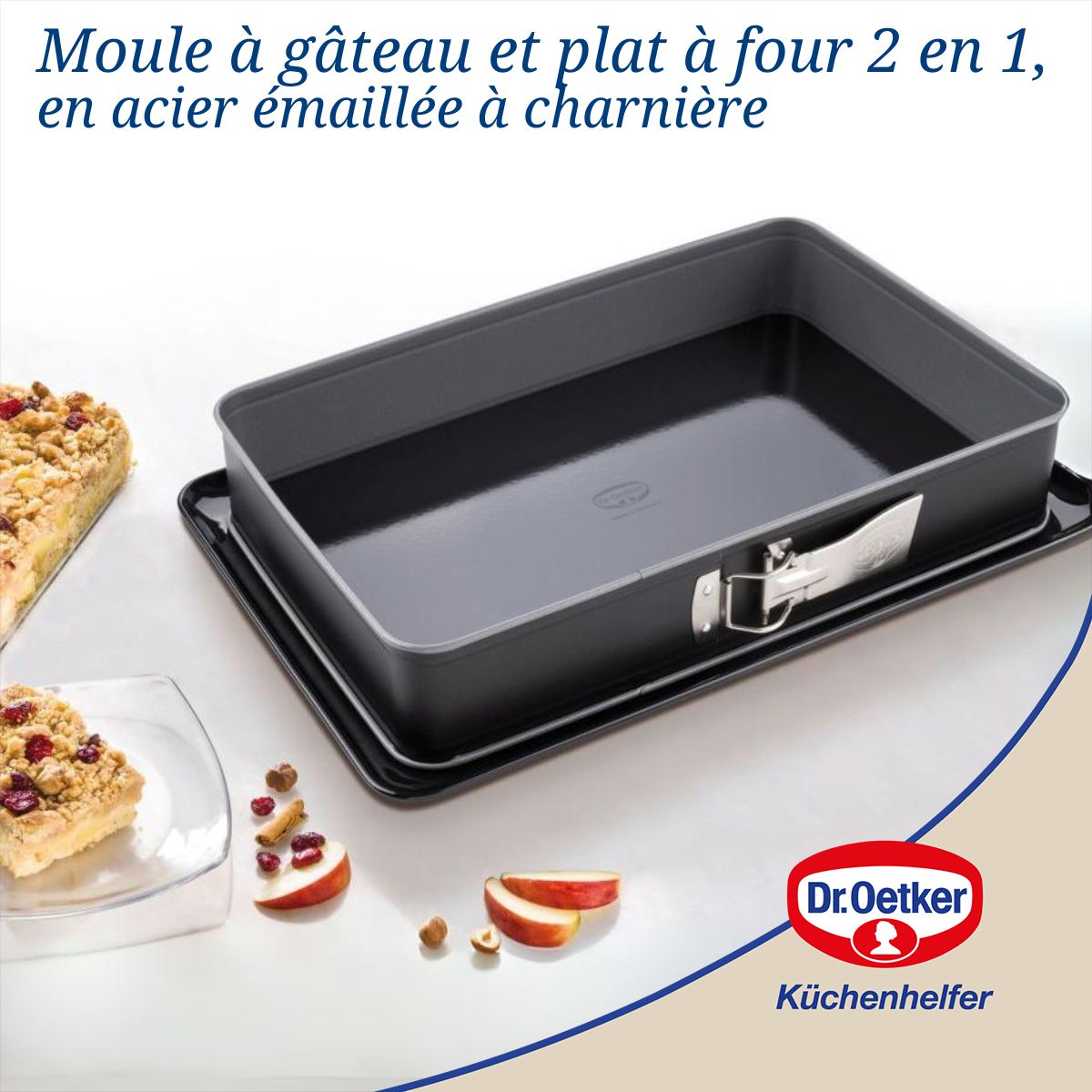 Moule à gâteau et plat four Dr Oetker Back-Idee Kreativ