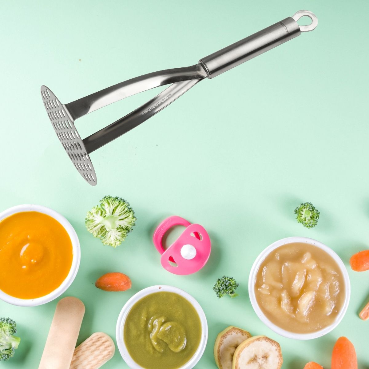 Presse purée professionnel inox Fackelmann Ovale