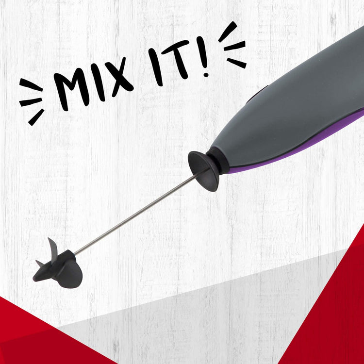 Mini mixeur Turbo bicolore avec piles Fackelmann