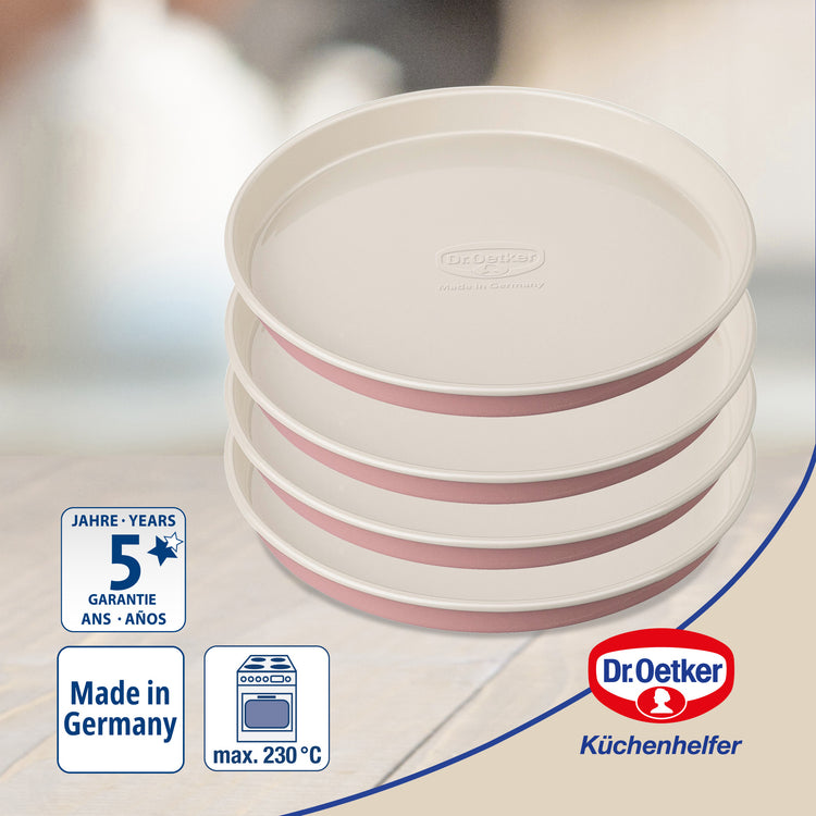 Set 4 moules pour gâteaux à étages Ø 17 cm Dr. Oetker Rétro