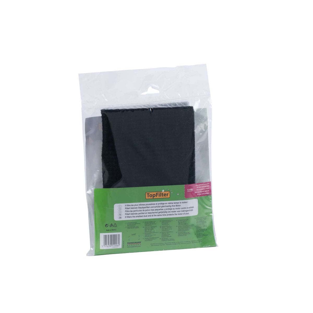 Filtre aspirateur universel au charbon TopFilter