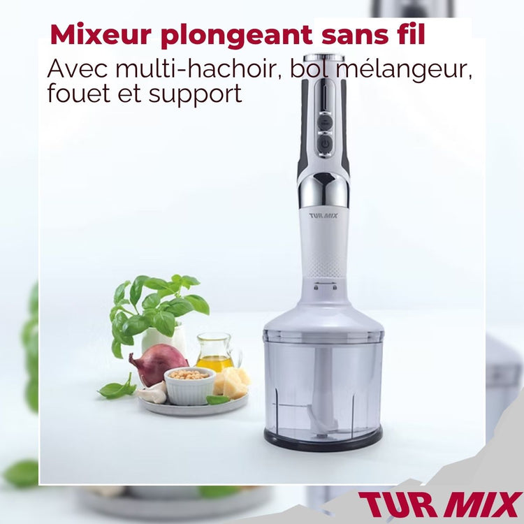 Ensemble mixeur plongeant sans fil Turmix