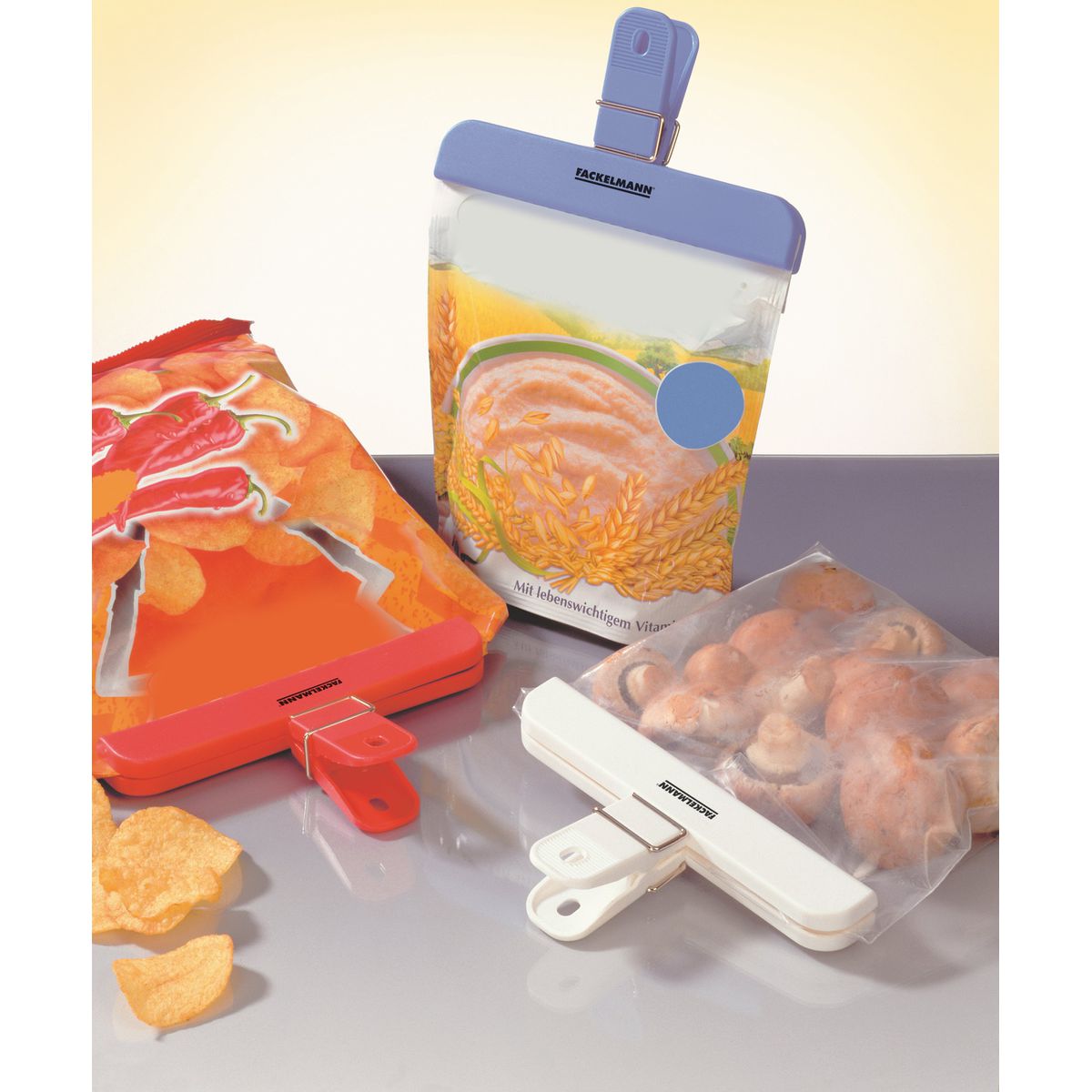 Pince à sachet Fackelmann Tecno
