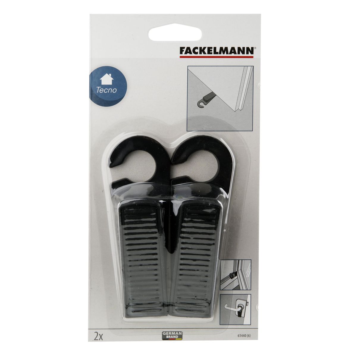 Lot de 2 butoirs de porte Fackelmann