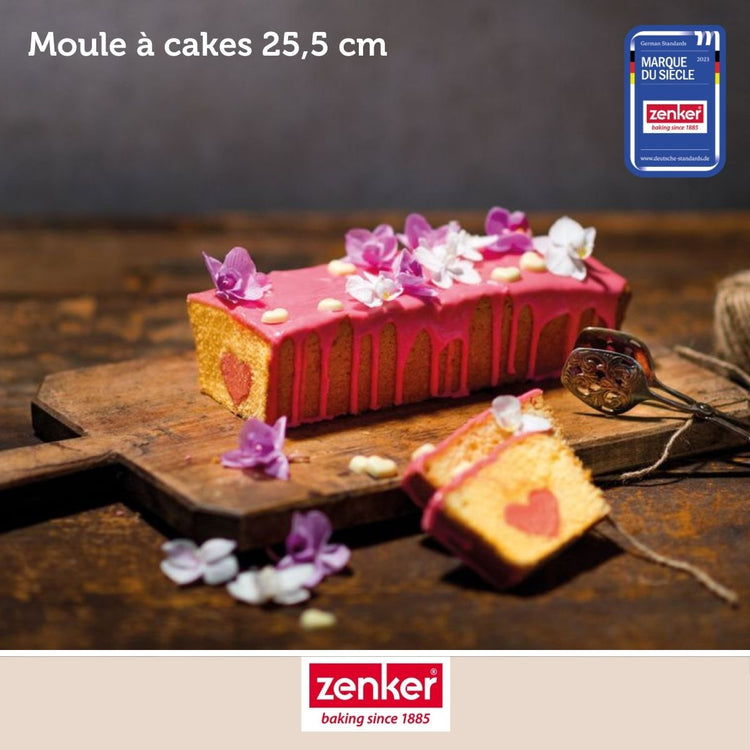 Lot de 2 moules à cakes 30 x 11,5 cm Zenker Silver