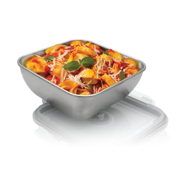 Lunch box en inox avec couvercle à clips 600 ml Fackelmann Move