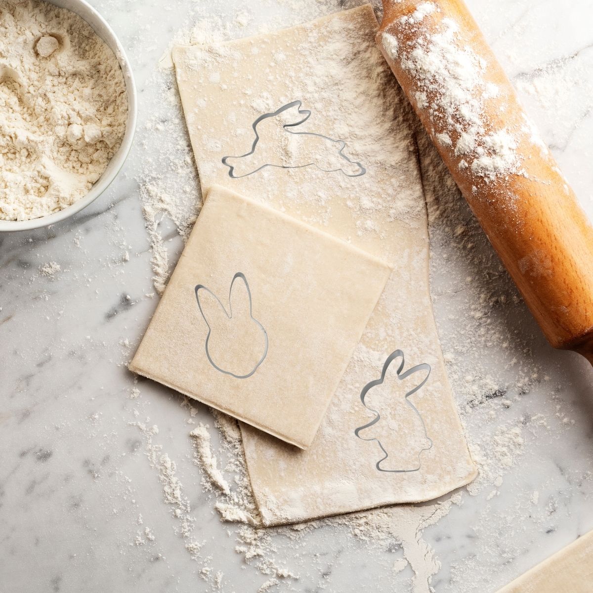 Set de 5 emporte-pièces "lapin de pâques" Zenker
