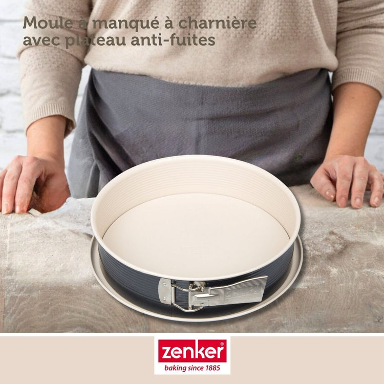 Moule à manqué à charnière Zenker Crème noir 27 cm