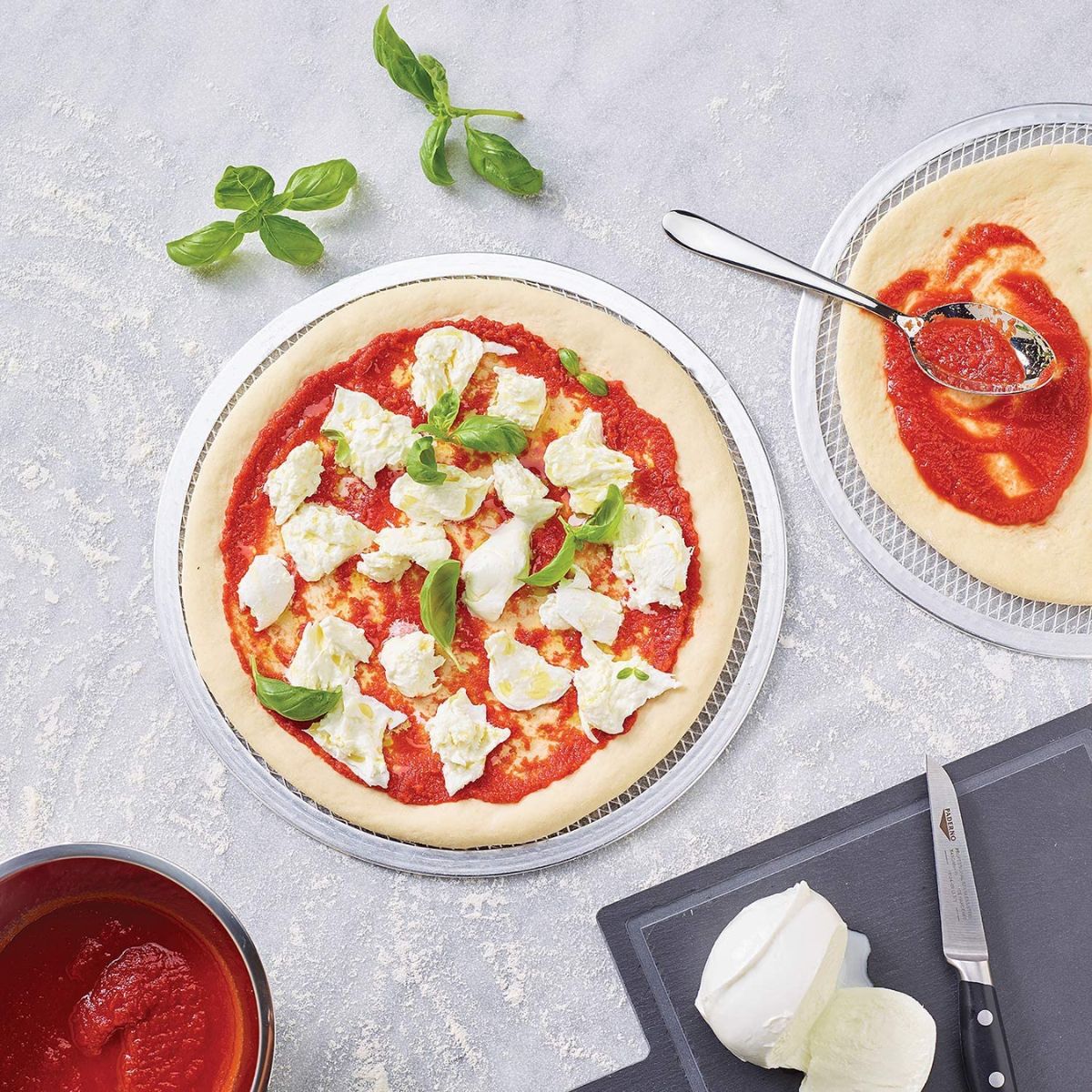 Lot de 2 plaques de cuisson pour pizzas surgelées 30 cm FM Professional Pizza