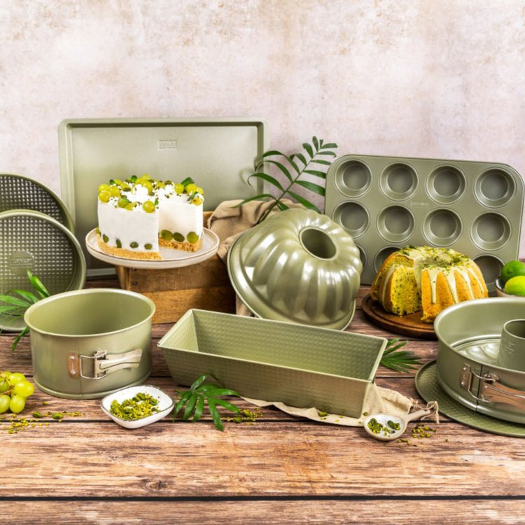 Ensemble de 3 moules à gâteaux Zenker Green Vision