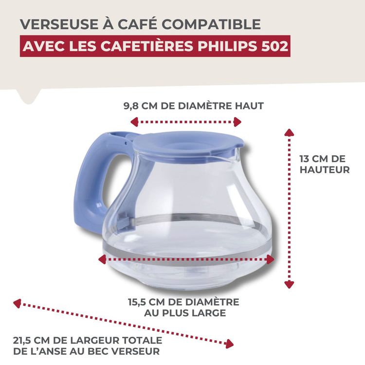Verseuse pour cafetière Philips 502 Fackelmann Basics