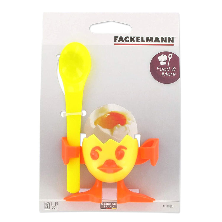 Coquetier avec cuillère Fackelmann Colors Edition