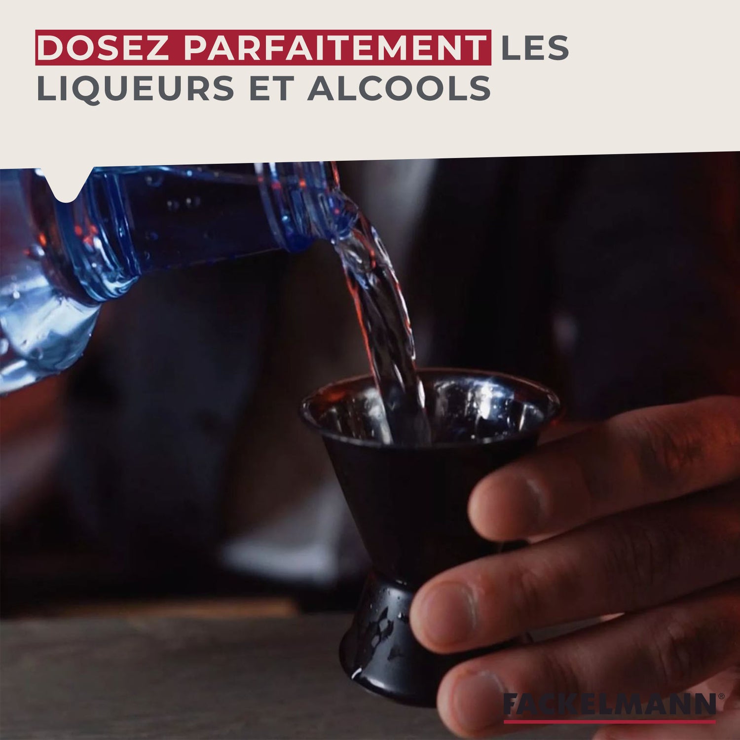 Doseur à cocktail 2 et 4 cl Fackelmann Spectre