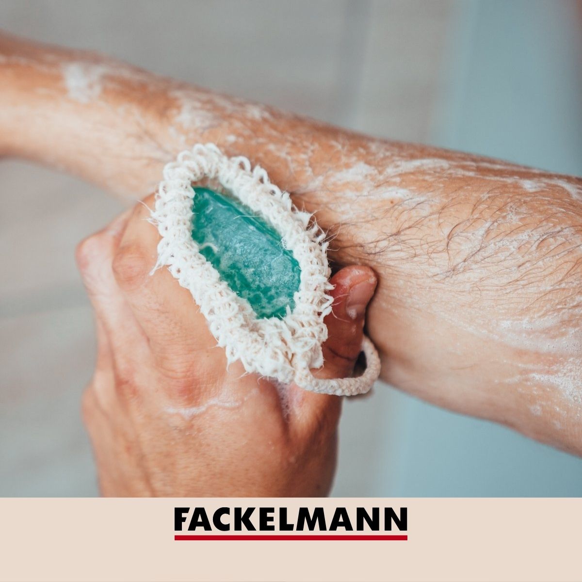 Lot de 2 sacs à savons solides en sisal Fackelmann Tecno
