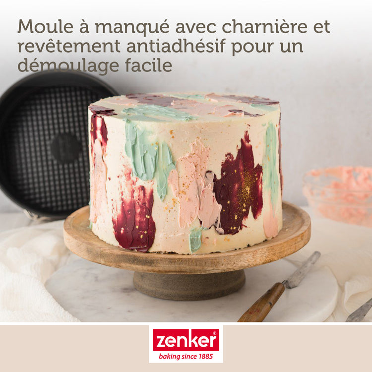 Moule à manqué à charnière 20 cm Zenker Black Metallic