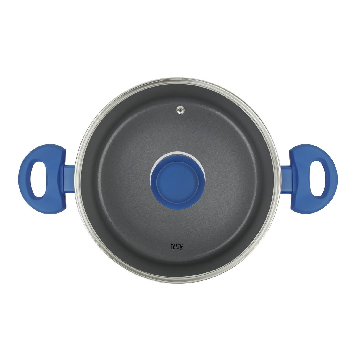 Faitout avec dosage d'huile et couvercle 24 cm Tasty Casserole