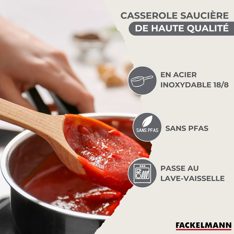 Casserole en inox 12 cm Fackelmann Geneva