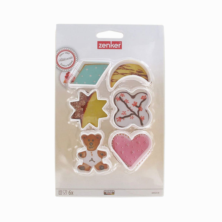 Lot de 6 emporte-pièces plastique Zenker