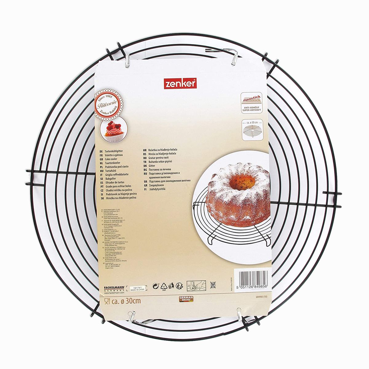 Volette à gâteau métal  avec revêtement anti-adhésif  30 cm Zenker