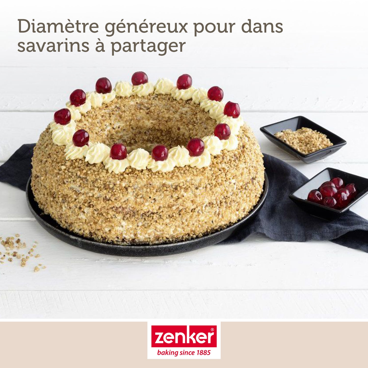 Moule à savarin 28 cm Zenker Black Metallic