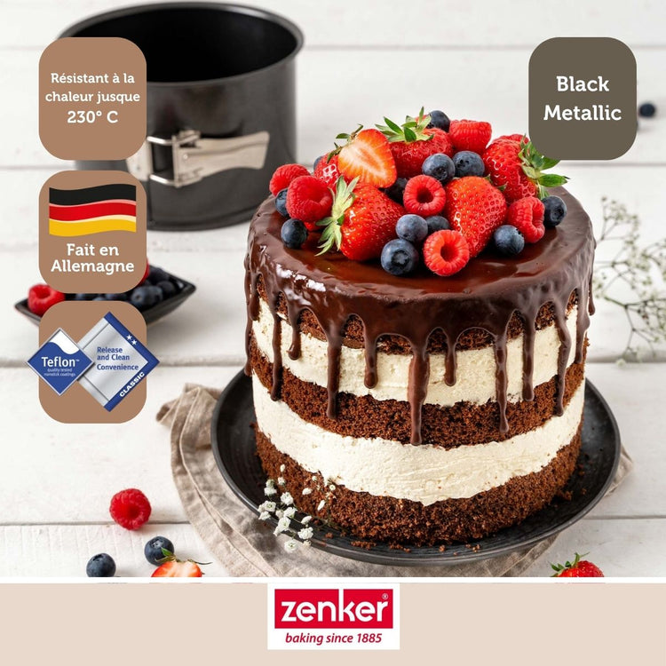 Moule à panettone à charnière 18 cm Zenker Black Metallic