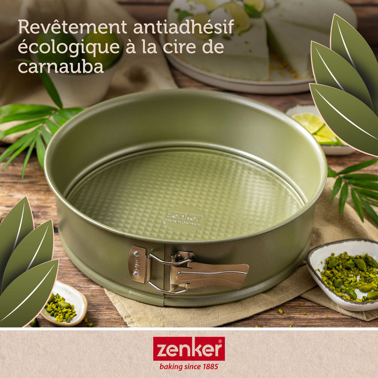 Ensemble de 2 Moules à manqué à charnière 24 cm Zenker Green Vision