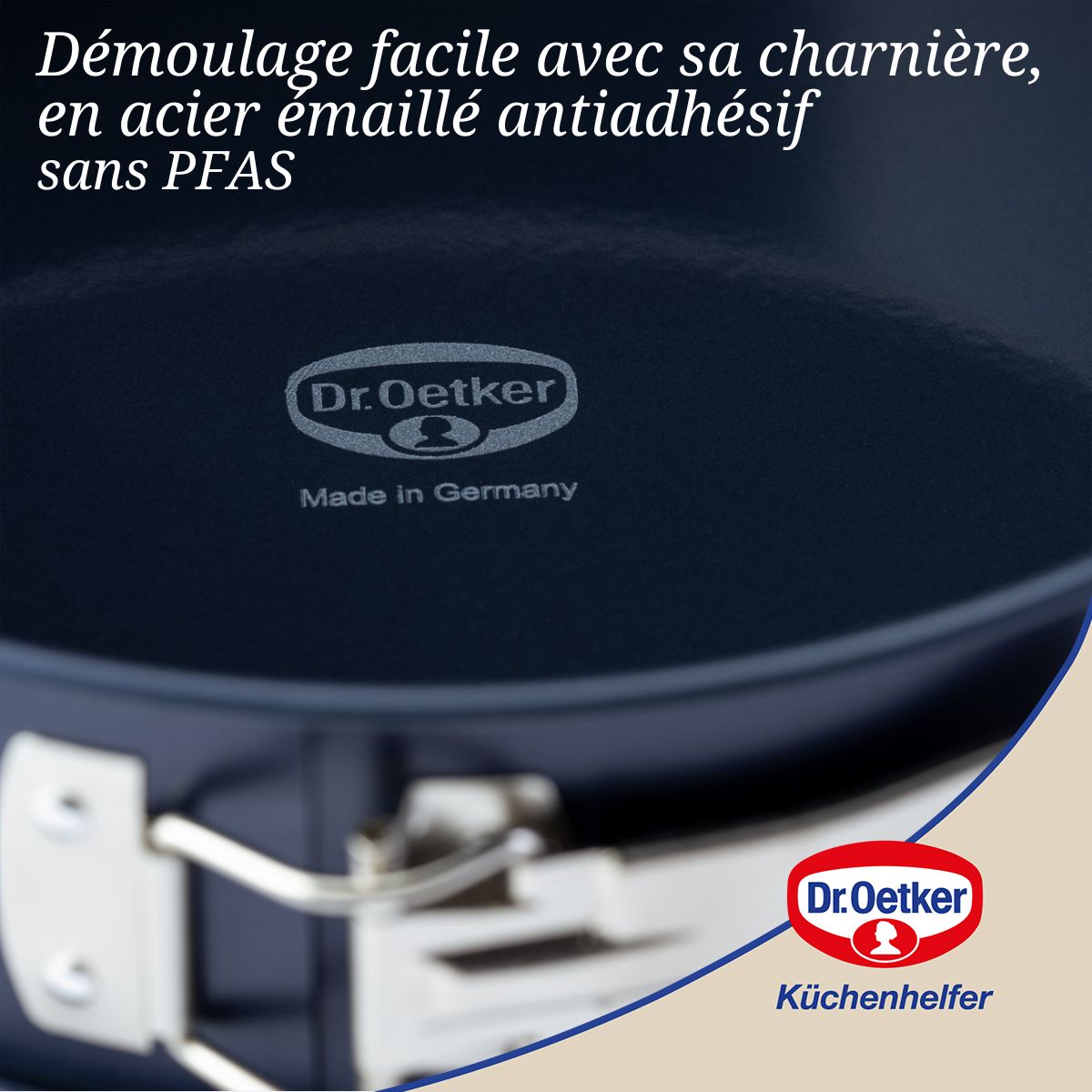 Moule à manqué à charnière 26 cm Dr.Oetker Back Liebe