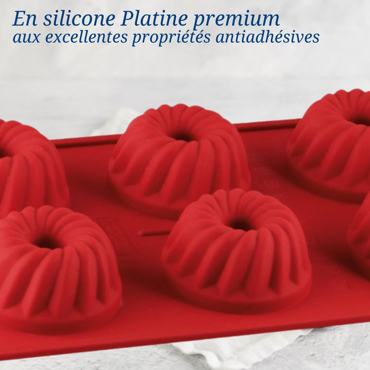 Moule silicone 6 mini Kougelhopfs Dr Oetker Silicone