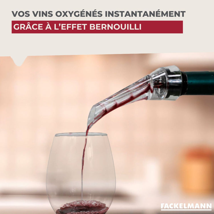Bouchon verseur et aérateur de vin Fackelmann Bar Concept