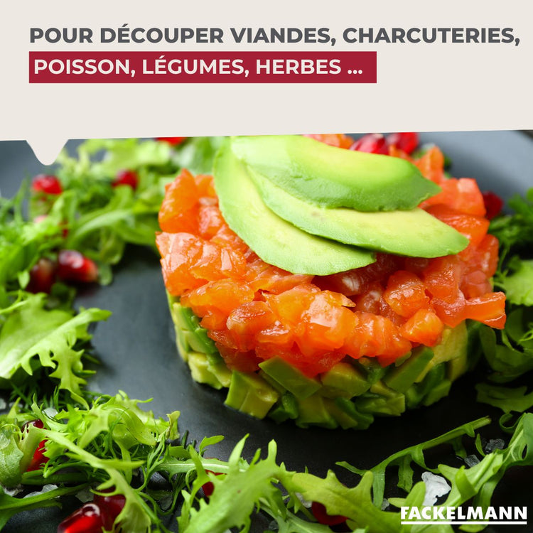 Planche à découper en hévéa Fackelmann Boissellerie