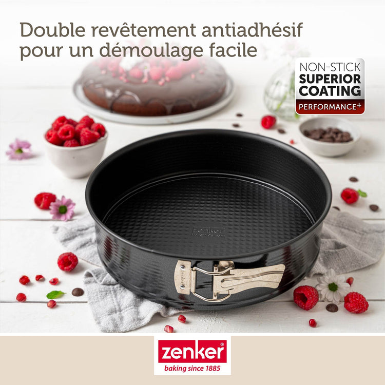 Moule à manqué à charnière 24 cm Zenker PerfectBack+
