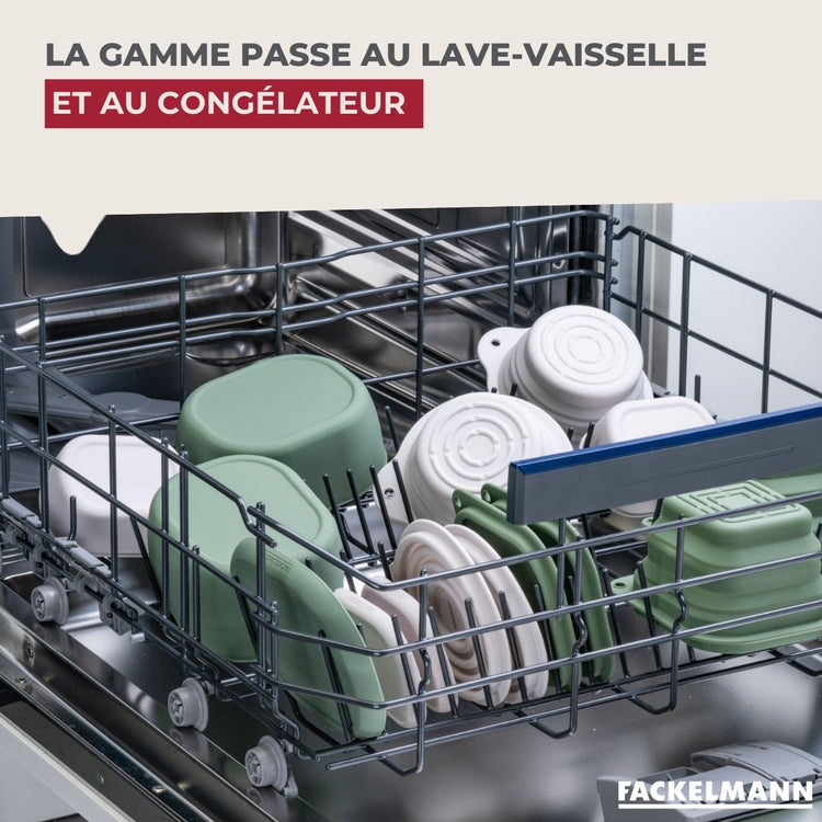 Lot de 4 boîtes à snacks avec 3 boîtes à sauce Fackelmann Storage