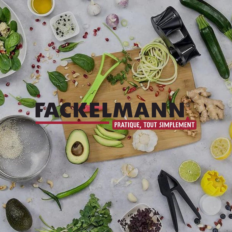 Set de 2 ustensiles de cuisine spatule en bois Fackelmann Boisselerie