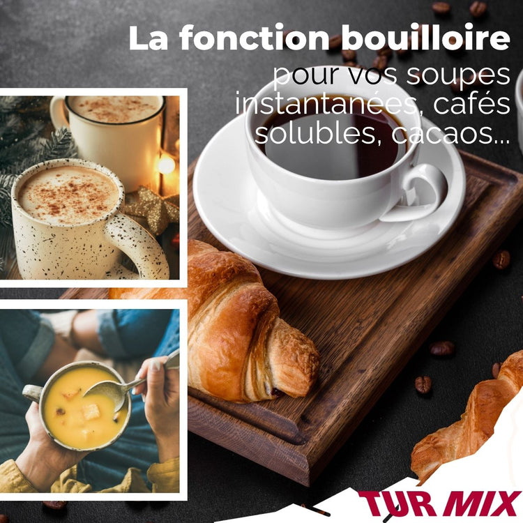 Théière bouilloire électrique 2 en 1 Turmix
