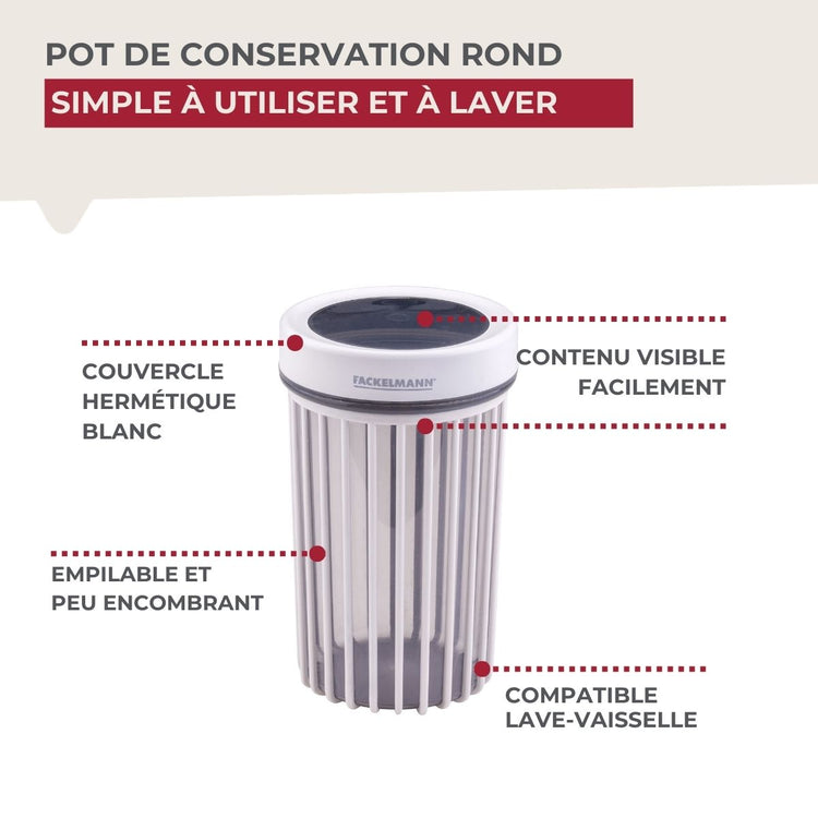 Boite à Provisions 1,1 Litre Fackelmann Storage