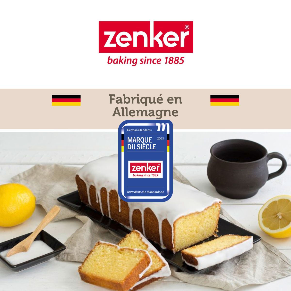 Cercle de pâtisserie réglable Zenker