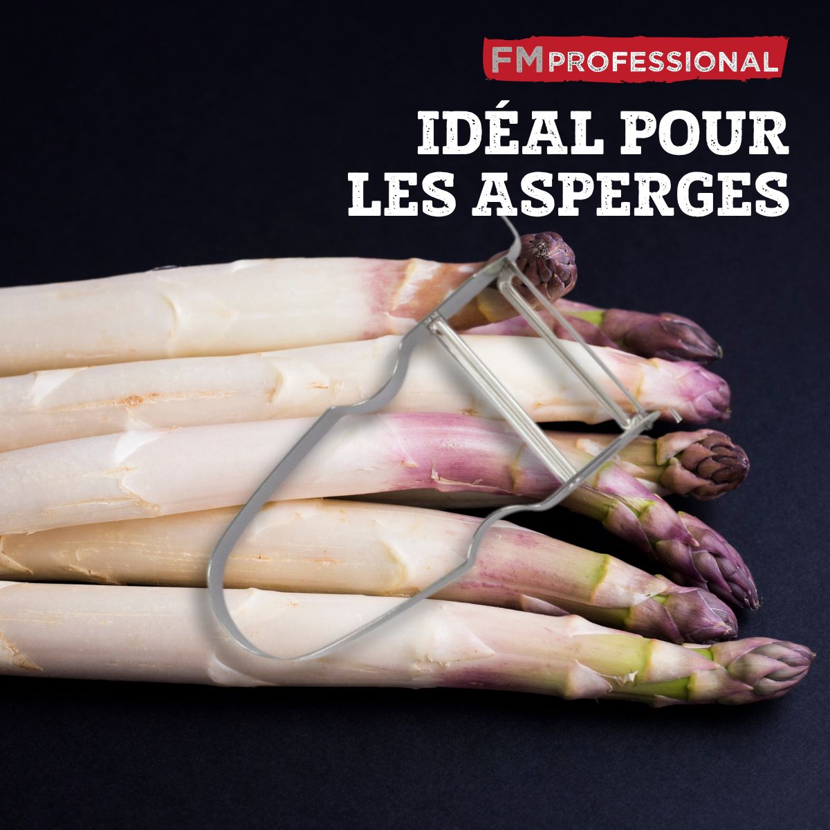 Lot de 4 éplucheurs à légumes FM Professional