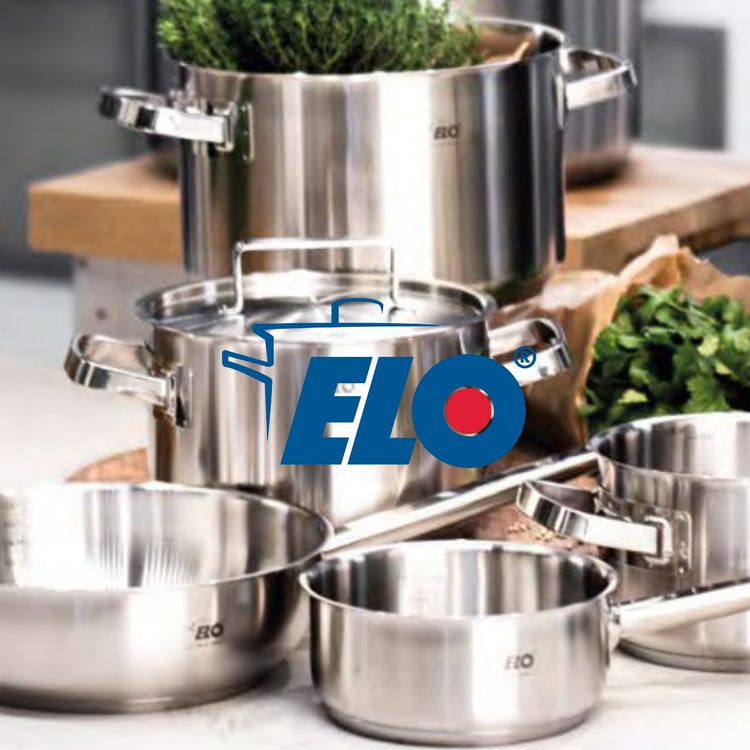 Casserole en inox 20 cm de 2,2 litres Elo Profi Cuisine